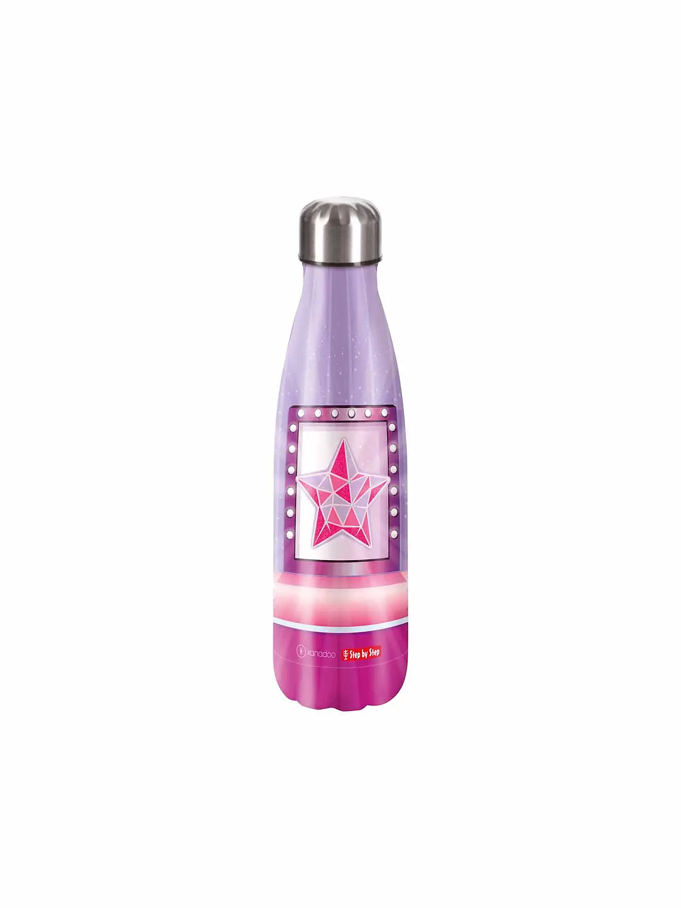 STEP BY STEP | Edelstahl Trinkflasche - Pegasus Emily | pink